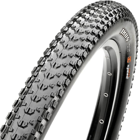 

Велопокрышка Maxxis IKON EXO TR, 29x2.2, 120 TPI, складная, 3C, черная, TB96740100, Черный