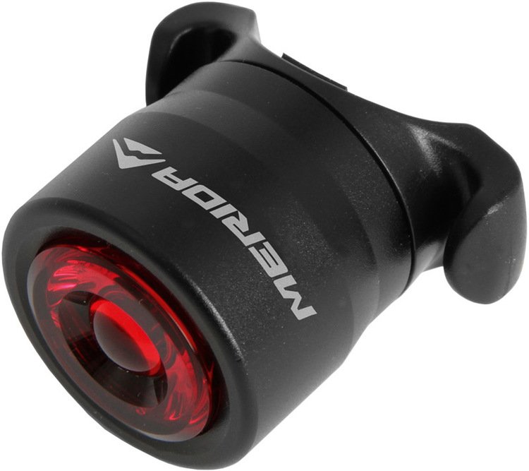 Фонарь задний Merida Mini, 1хRed LED, 2 режима, Al корпус, на подседельный штырь, 2128001715