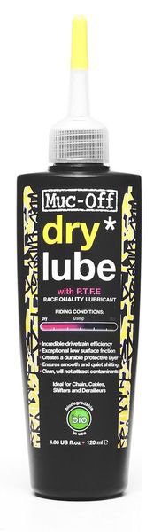 Смазка MUC-OFF 2015 DRY LUBE, для цепи, 120 мл, 966 смазка цепи squirt chain lube 100% bio 120ml sq 06 eu