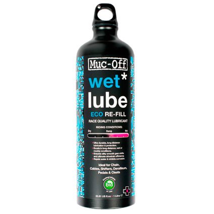 Жидкие смазки  ВашВелосипед Смазка MUC-OFF 2015 WET LUBE, для цепи, 1л, 833