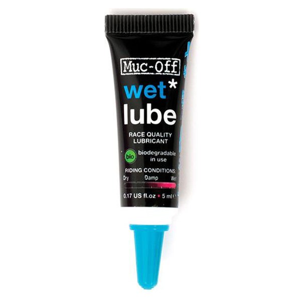 Смазка MUC-OFF Wet Lube, для цепи, 5ml, Sample б/р, 873 смазка muc off wet lube для цепи 120 мл 967