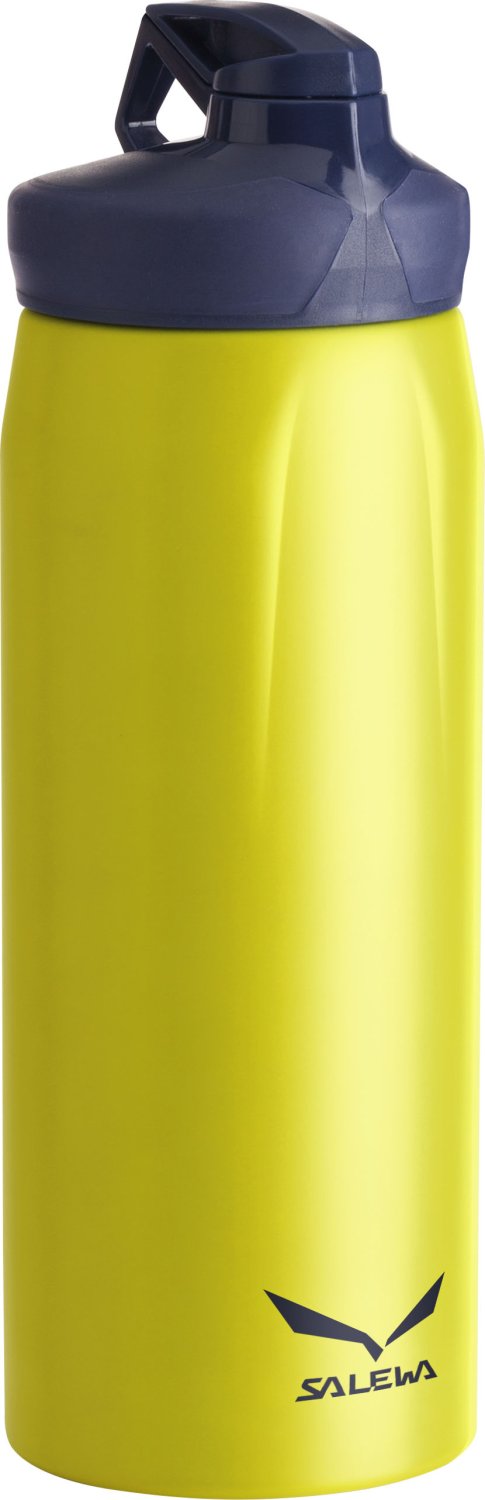 Фляга Salewa Bottles HIKER BOTTLE, 1,0 L, желтая, 2318_2400 фляга велосипедная salewa bottles hiker bottle 1 0 l cool grey б р uni 2318 300