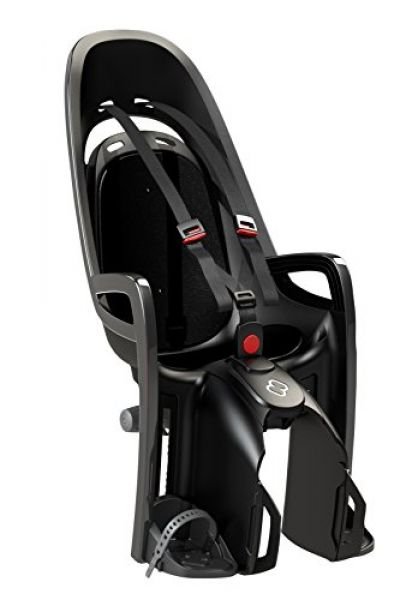 Детское велокресло HAMAX CARESS ZENITH, на багажник, серый/черный, до 22 кг, 553041 детское велокресло hamax 2017 siesta w carrier adapter на багажник серо красный до 22 кг 552505