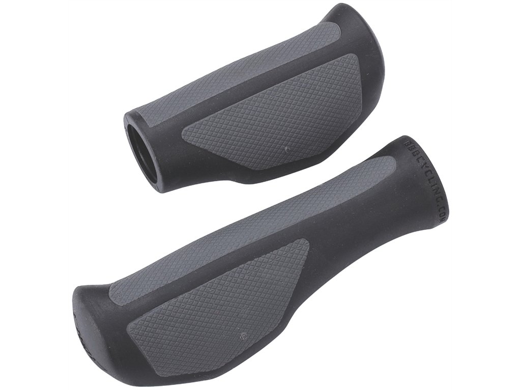 Грипсы велосипедные BBB InterGrip, 92mm/132 mm, черный/серый, BHG-77 грипсы велосипедные ergon gr2 s gripshift серый