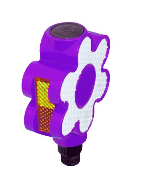 

Педали Vinca Sport, детские, пластиковые, ось 1/2", 95x79 мм, цвет фиолетовый, VP 851 violet