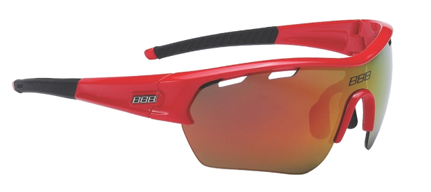 фото Очки велосипедные bbb, солнцезащитные, bsg-55xl sport glasses select xl, глянцевый красный, 2973255503