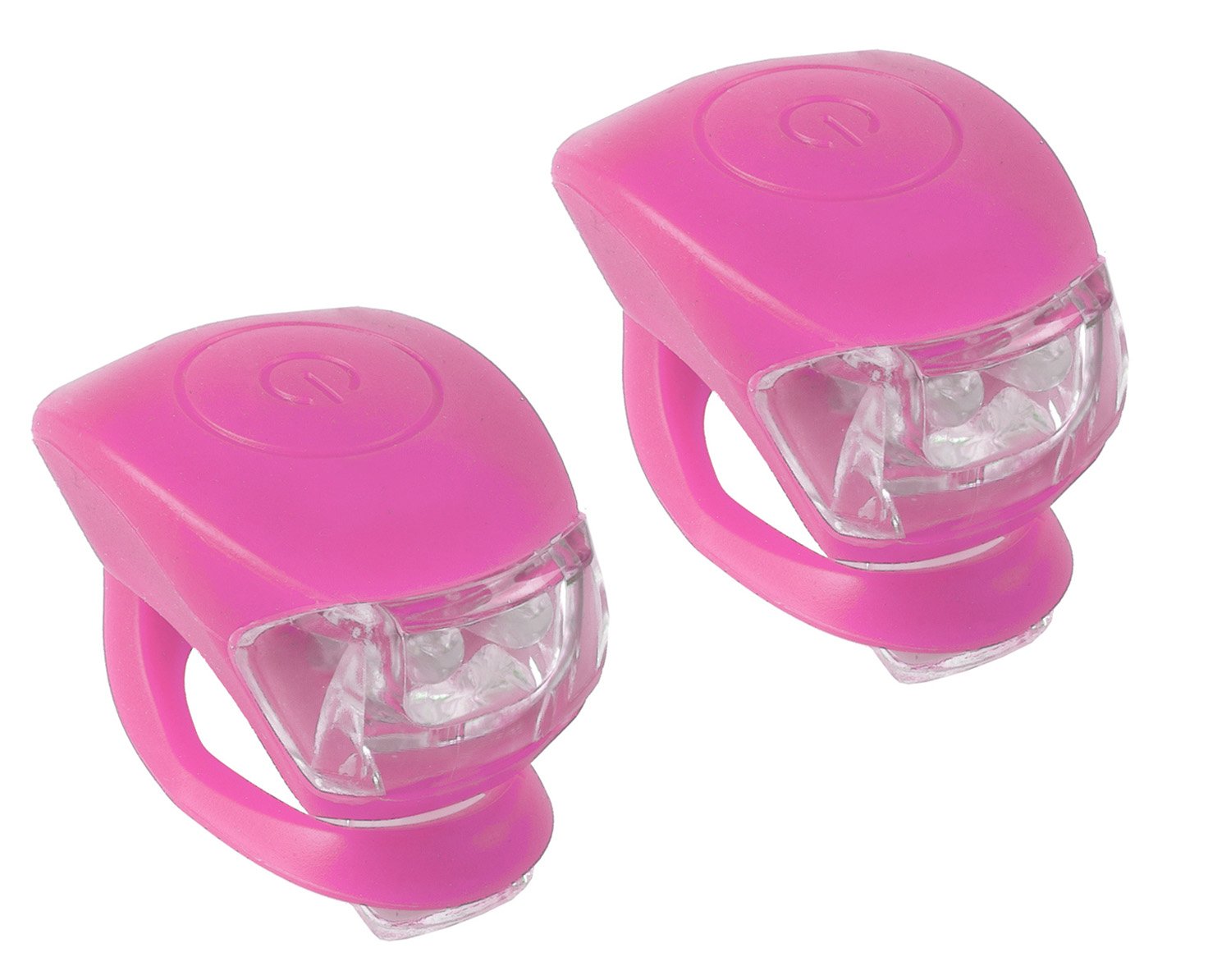 Фонарики M-WAVE COBRA IV, передний+задний, по 2 диода, 3 режима, розовый корпус, 5-220638 фонарики велосипедные author spark al 5 люмен передний и задний на батарейках алюминий 8 12040130