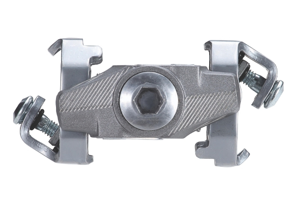фото Педали велосипедные bbb clipless forcemount, титановая ось, нержавеющая сталь, серый, bpd-13