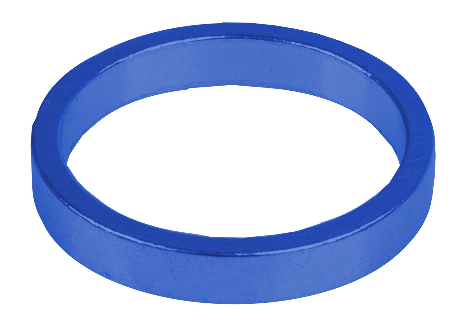 Рулевой спейсер M-WAVE (проставочное кольцо), спорт, 1 1/8,  5 мм, алюминий, синий, 5-390644