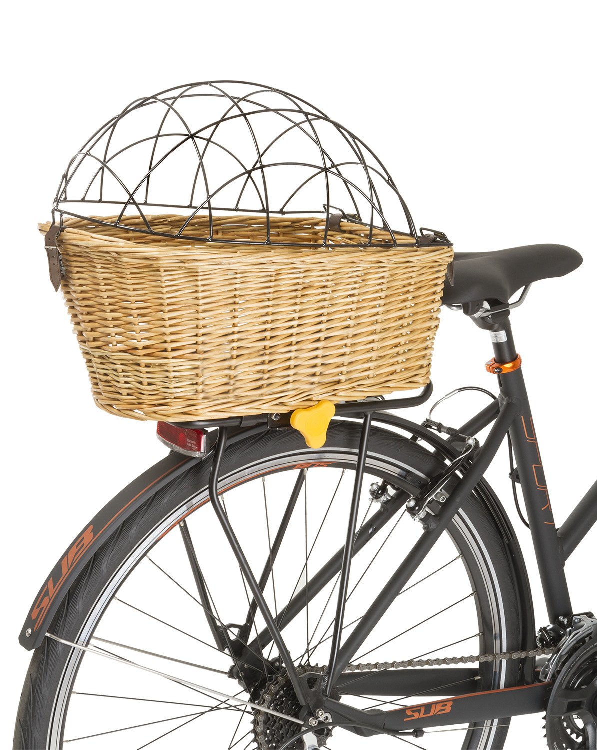 Велокорзина M-WAVE, задняя, на багажник, сталь/дерево, плетеная, 5-431605 велокорзина m wave задняя на багажник желтый 5 431616