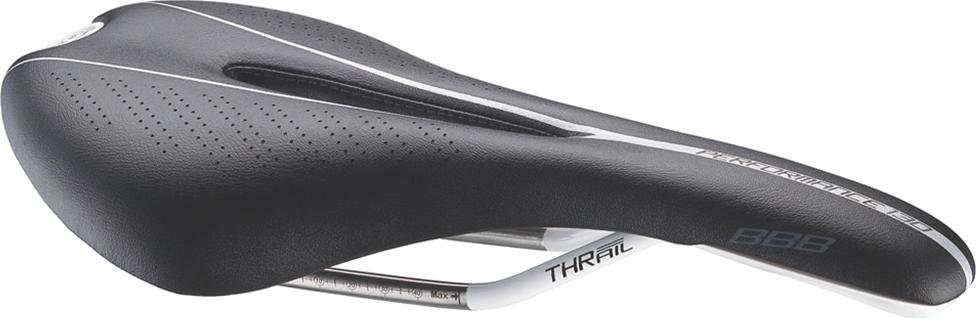 фото Седло велосипедное bbb arrow anatomic microfiber thr rail, 130mm, черный, bsd-60