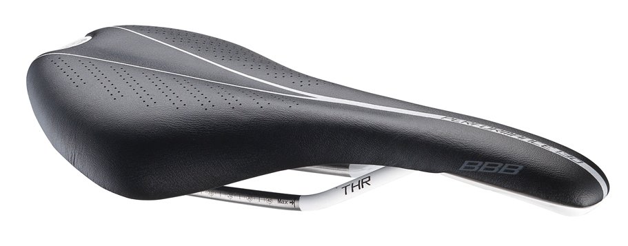 фото Седло велосипедное bbb arrow microfiber thr rail, 130mm, черный, bsd-61