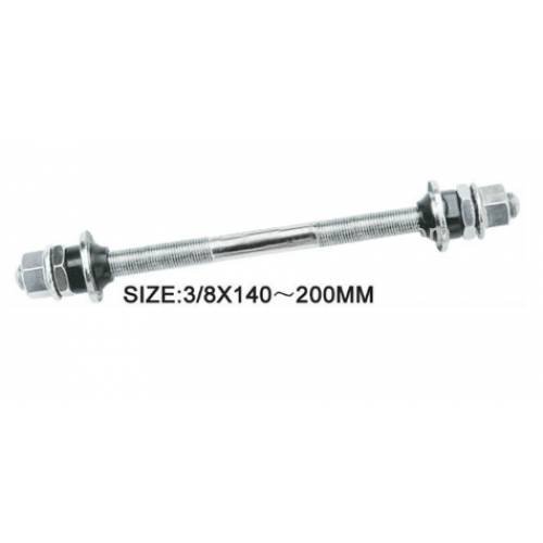 

Ось задней втулки SUNTEK CZ-19, с пыльниками, 175 мм, 3/8", CZ-19