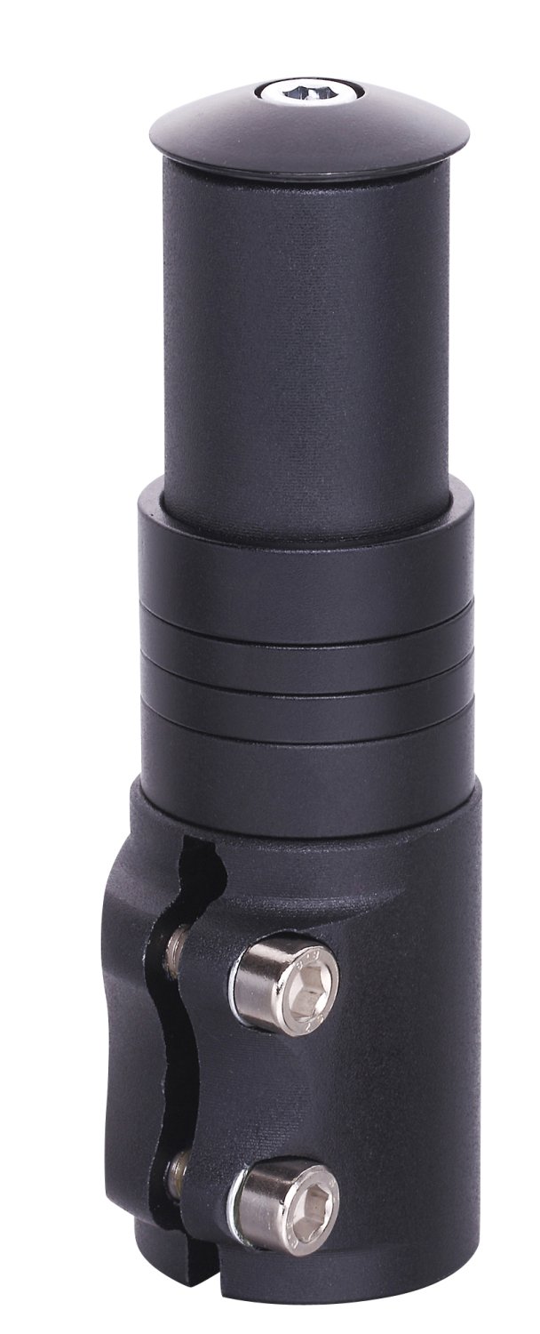 

Удлинитель штока вилки KENLI KL-4025, 1-1/8"х115мм, проставочные кольца 8ммх1шт, 5 ммх4штук, KL-4025