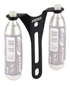 фото Флягодержатель велосипедный bbb co2hold bracket for 2pcs co2 cartridges, матовый черный, bbc-90