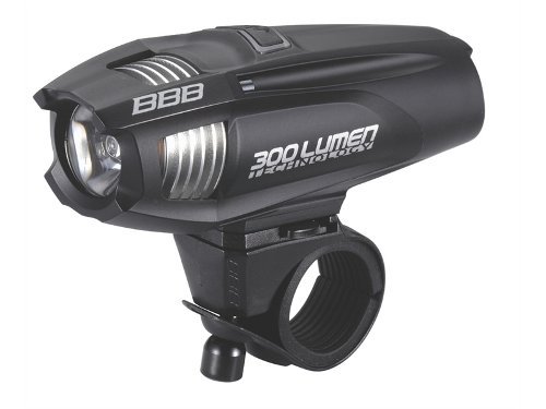 Фонарь велосипедный передний BBB Strike 300 lumen, LED, 5 режимов, черный, BLS-71 фонарь велосипедный передний с сигналом 300 люмен usb 1200mah красный