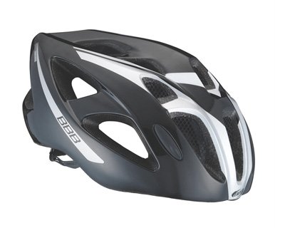 Шлем велосипедный BBB helmet Kite L, размер L, черно-серебристый, BHE-33 шлем велосипедный mighty x style 60 63см 14 отверстий авs прочность красный матовый 5 731225