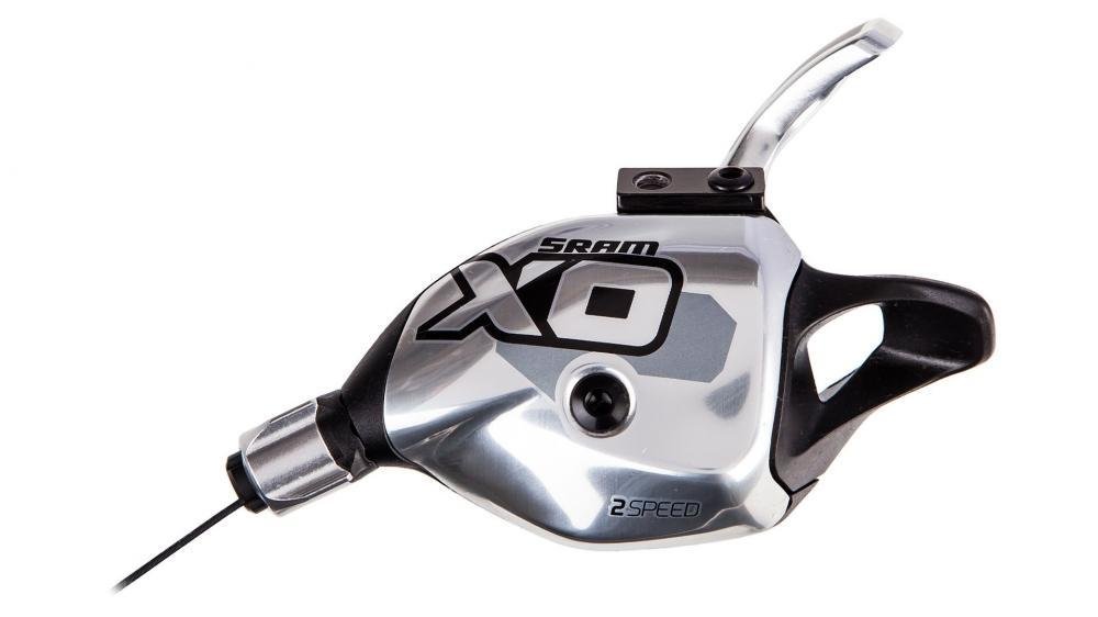 Манетка задняя велосипедная Shifter X.0 Trigger, 2 скорости, серебристый, 00.7018.068.011