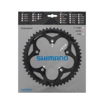 

Звезда передняя SHIMANO, для FC-RS400, 50T-NA, черная, для 50-34T, Y1VM98010, Черный