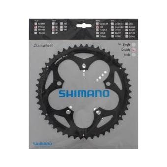 Звезда передняя SHIMANO, для FC-RS400, 50T-NA, черная, для 50-34T, Y1VM98010