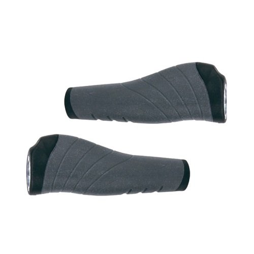 фото Ручки на руль h234 onesidelock, 135мм, резиновые, с 1 фиксатором, эргономичные, 00-170475 no name