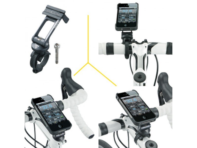 фото Чехол для телефона c креплением topeak ridecase w/ridecase mount for iphone 6/6s/7, черный, tt9851b