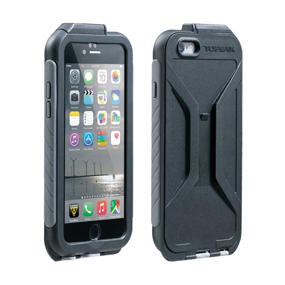 

Чехол Topeak Weatherproof RideCase для iPhone 6/6S, черно-серый, TRK-TT9847BG
