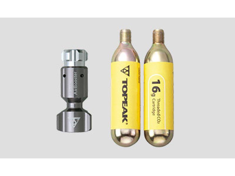 фото Флягодержатель велосипедный topeak ninja co2+, с micro airbooster и со2, tnj-co2p