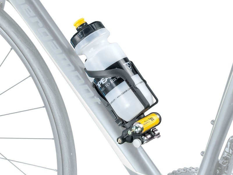 фото Флягодержатель велосипедный topeak ninja co2+, с micro airbooster и со2, tnj-co2p