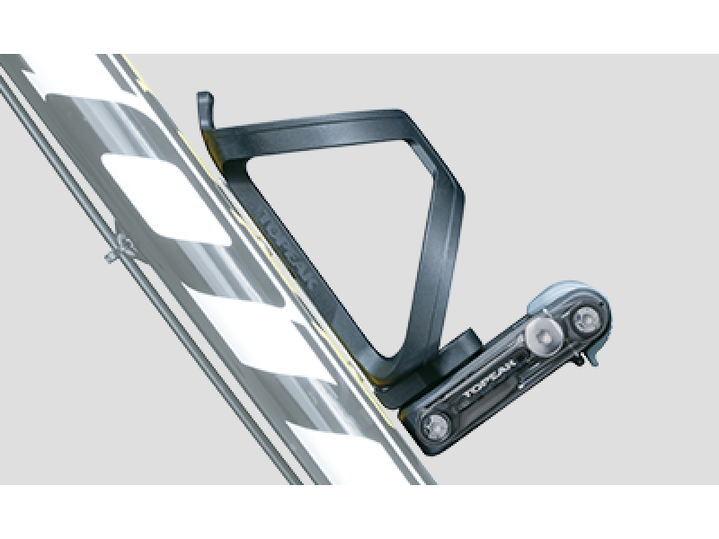 фото Адаптер флягодержателя topeak ninja t mountain, под флягодержатель, с мультитулом ninja mini 20 pro, tnj-tm