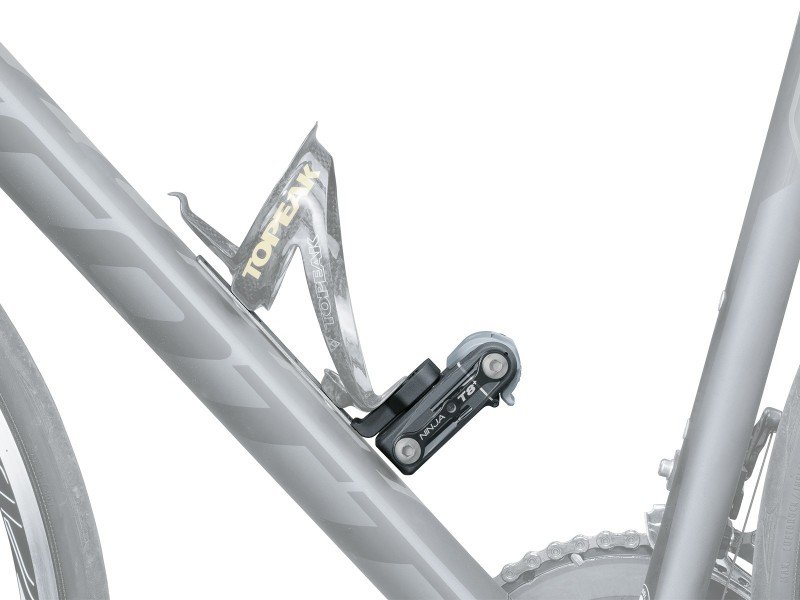 фото Адаптер флягодержателя topeak ninja t road, под флягодержатель, с мультитулом ninja t8+, tnj-tr