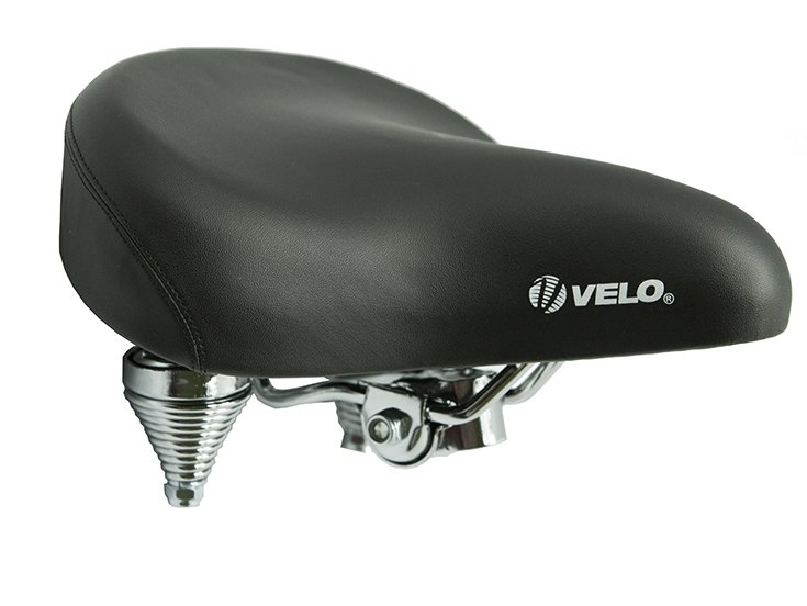 

Седло велосипедное VELO, комфорт, 269х255мм, 1068г, пена, черное, VL-8030, Черный