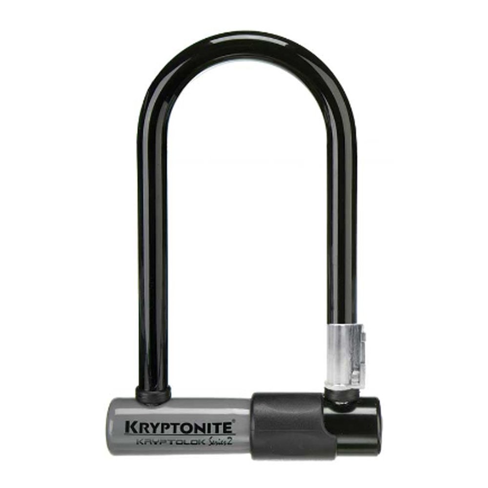Велосипедный замок Kryptonite KryptoLok Series 2 Std + 4' Flex w/ FlexFrame U-lock, на ключ, 82 х 178 мм, 56045 велосипедный замок kryptonite keeper 12 ls w bracket u lock на ключ с креплением