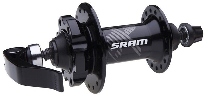 Велосипедная втулка SRAM MTB 406, передняя, 32h, чёрная, 00.2015.081.000 втулка передняя дисковая sram mtb x9 6 bolt disc 32h 20x110mm 00 2015 081 160 d0004052