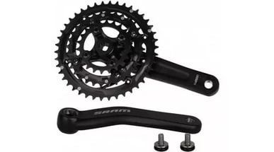 

Система шатунов велосипедная Sram S600 3.0, 8 скоростей, SguareTaper 175mm, черный, 00.6115.436.020