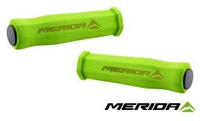 Грипсы велосипедные Merida High Density Foarm, 125mm, 50g, неопреновые, зеленый, 2058033931 coated high density foam volleyball yellow pack of 2