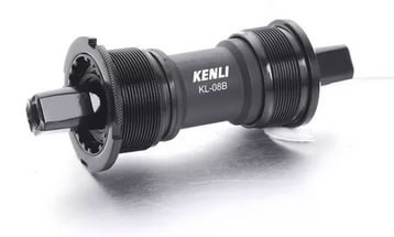 

Каретка под квадрат "Kenli", ось 118мм, резьба 1.37'' 24 T, длина стакана 68мм, сталь, KL-08B (3)