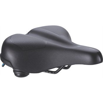 Седло велосипедное BBB ComfortPlus XL, комфортное, 230 x 270mm, черное, BSD-105 седло велосипедное bbb 2019 saddle comfortplus relaxed leather memory foam crmo rails 210 x 270mm bsd 103
