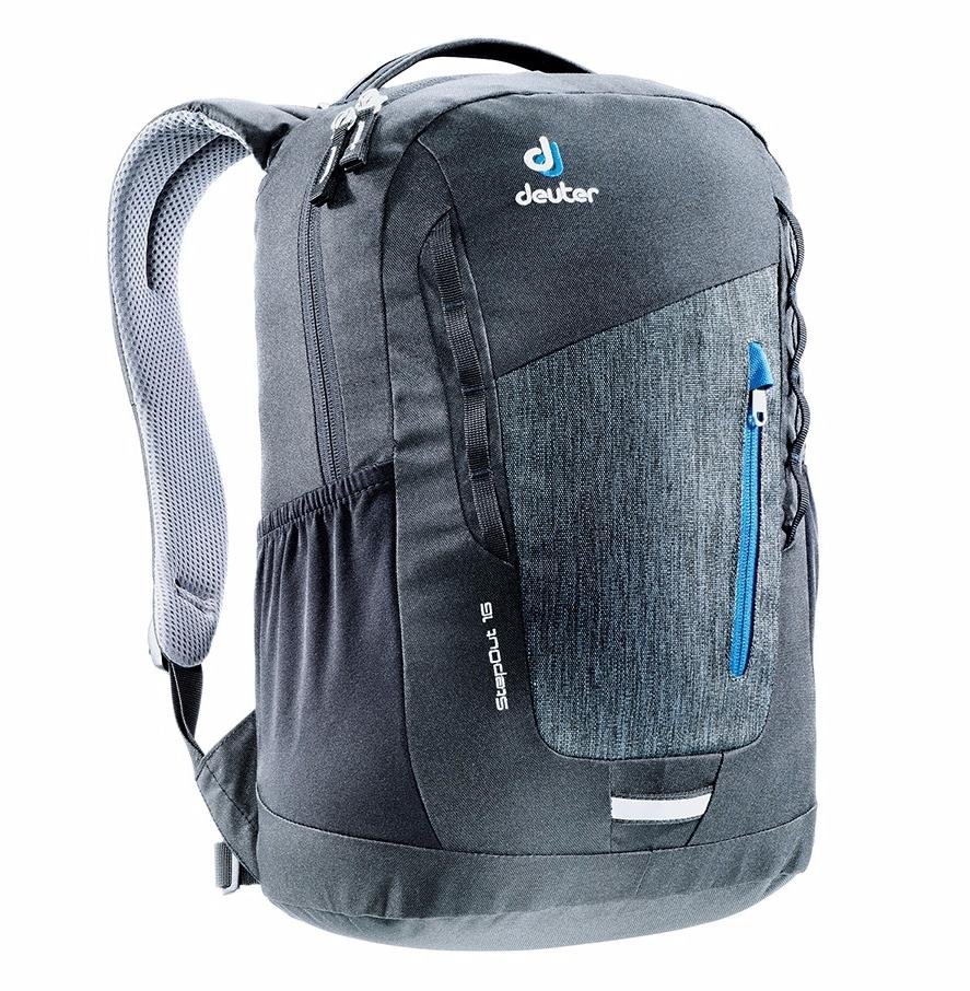 Велосипедный рюкзак Deuter StepOut 16, отделение для документов, 45x26x16, 16 л, черный, 3810315_771 рюкзак велосипедный deuter 2017 stepout 12 moss stone б р 3810215 2418