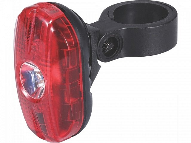 Фонарь задний BBB Highlaser, красный, светодиодные, 2 режима, 2 ААА, BLS-80 фонарь велосипедный задний bbb highlaser красный светодиодный 0 3 вт 2 режима bls 78