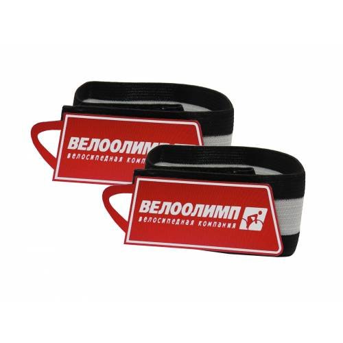 

Нарукавники световозвращающие TBS MINGDA, красные с логотипом, 2 штуки, 46522