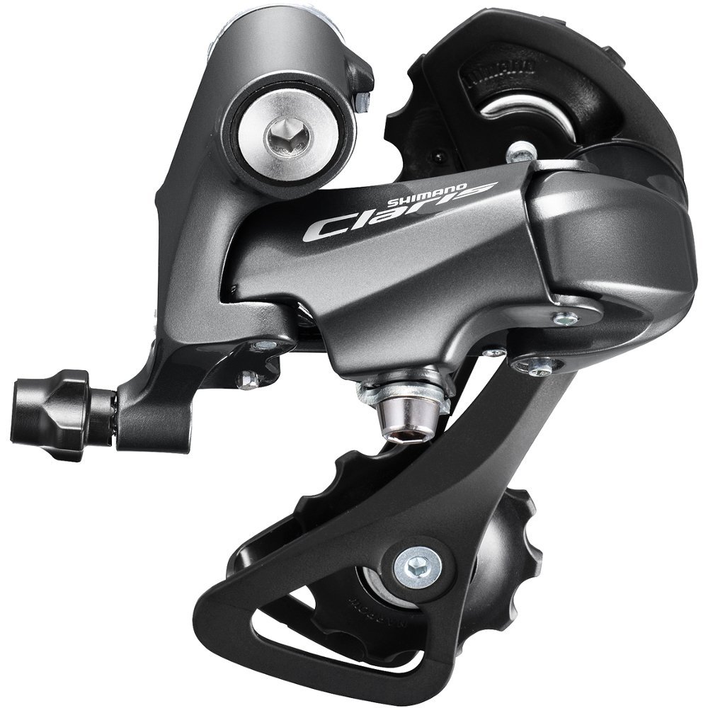 Переключатель задний SHIMANO Claris R2000, SS, 8 скоростей, черный, ERDR2000SS суппорт переключатель задний для велосипеда shimano xt m772 sgs 9 скоростей irdm772sgs