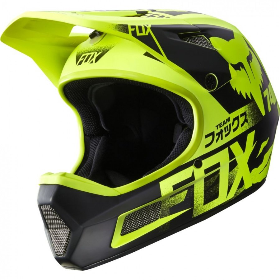 Велошлем Fox Rampage Comp Helmet Flow, желтый  (Размер: XL (61-62 см) ) FOX RACING