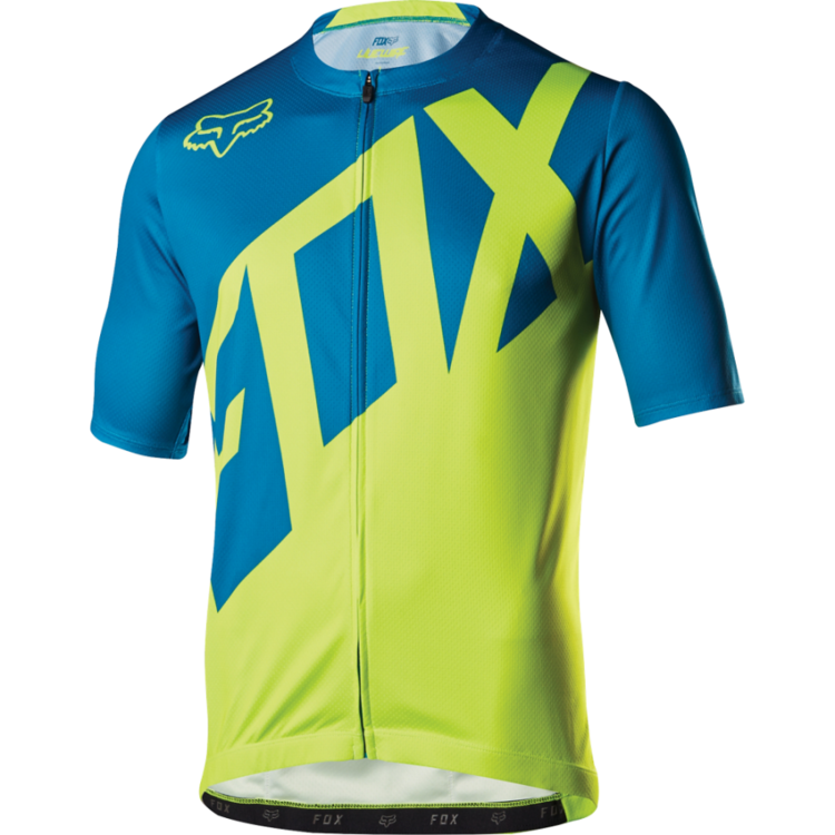 

Велофутболка Fox Livewire SS Jersey, желто-голубая (Размер M (18709-176-M))