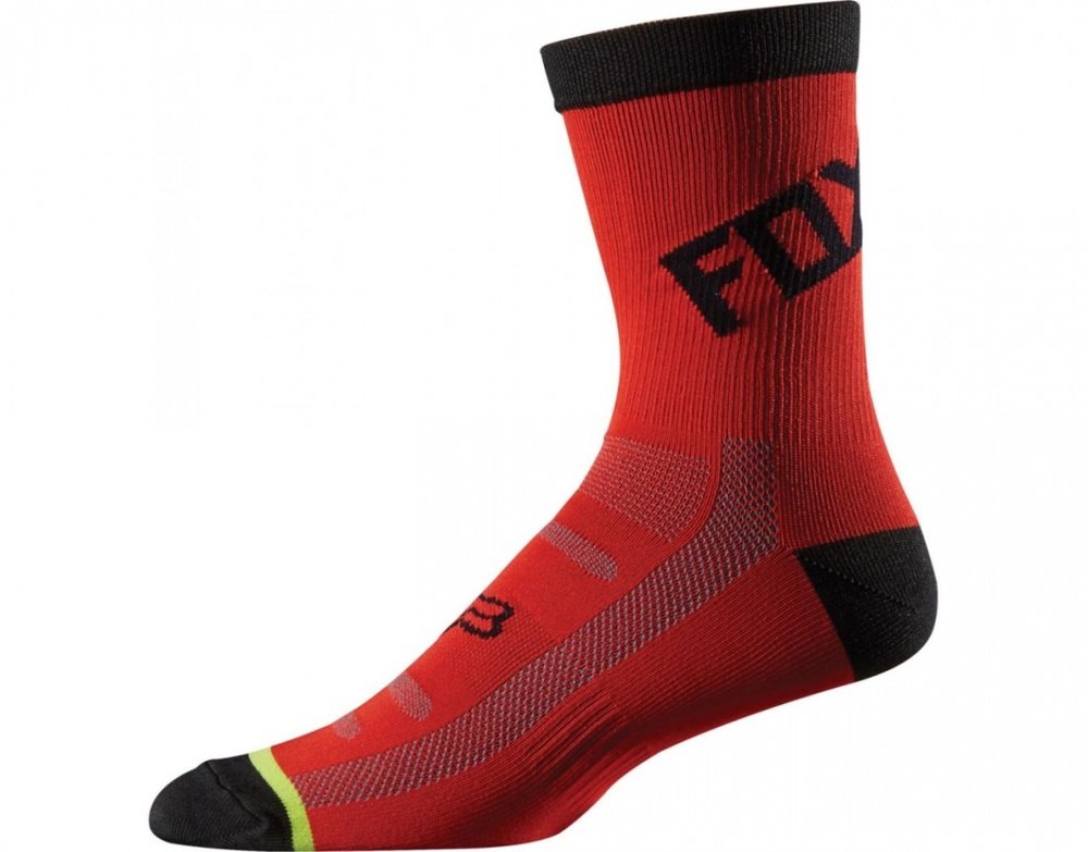 Носки Fox DH 6-inch Socks, красно-черный  (Размер: S/M (33 - 41 см)) FOX RACING