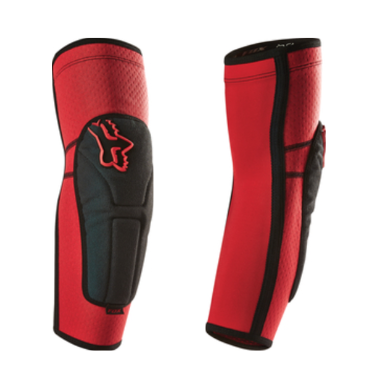 Налокотники Fox Launch Enduro Elbow Pad, красный (Размер: M ( А: 23-36 / В: 15-25 см))
