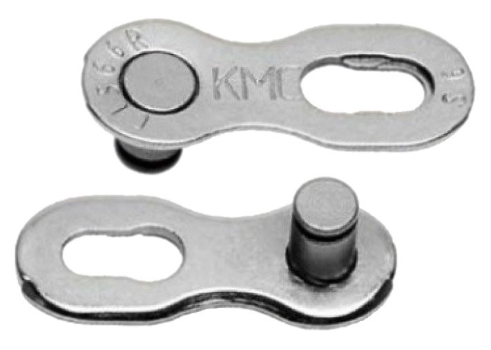 

Замок для цепи KMC CL566R, 9 скоростей, 11/128", серебристый, CL566002