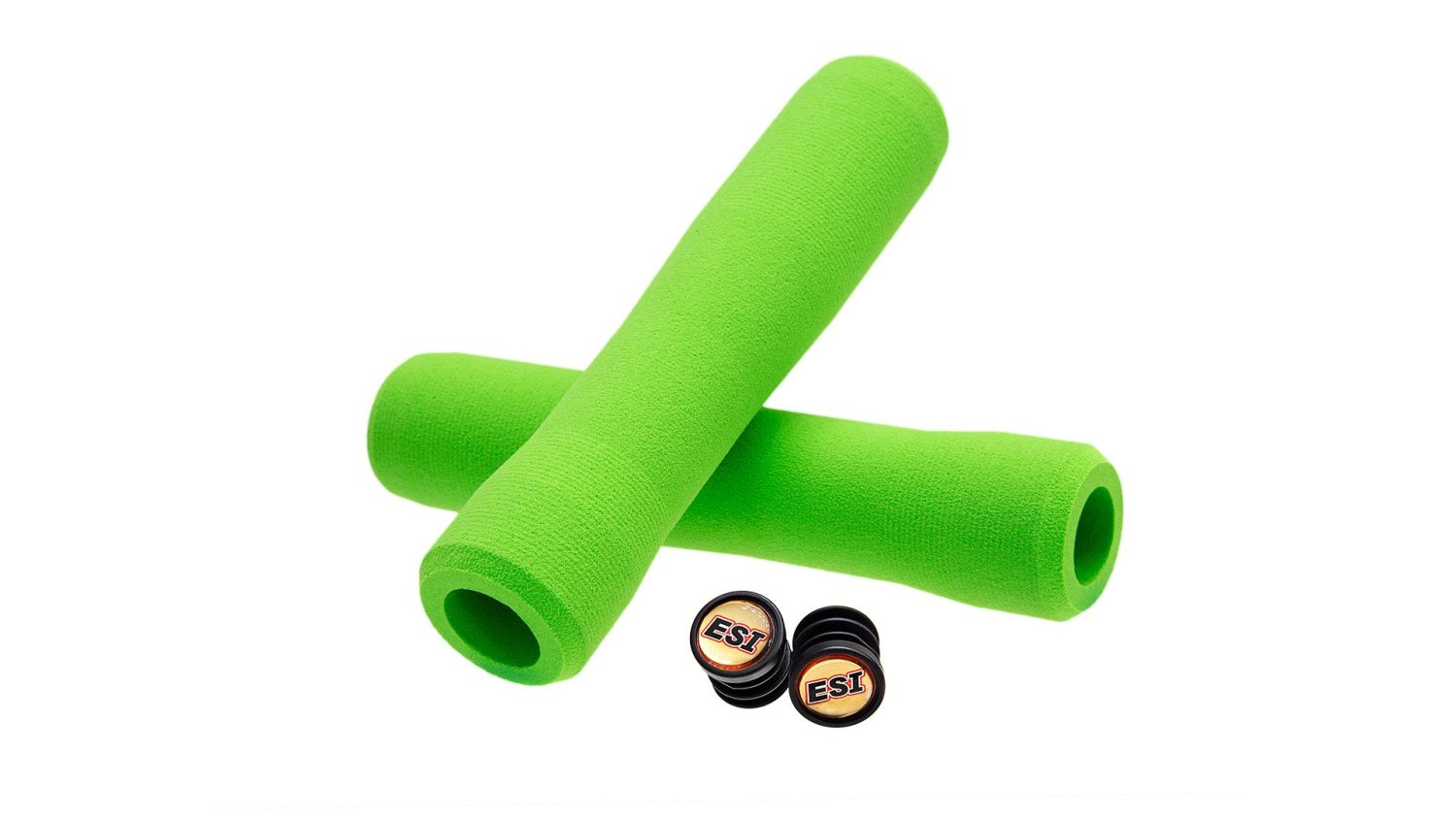 

Грипсы велосипедные ESI Fit CR, 130 мм, силикон, зеленый, FTCGN, Зелёный