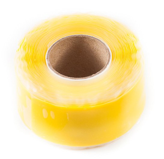 Шоссейная обмотка руля  ВашВелосипед Лента защитная, силиконовая ESI Silicon Tape, 10' (3 м), желтый, TR10Y