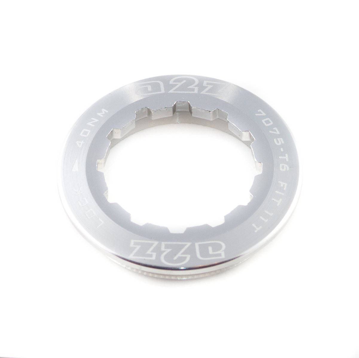 

Замок для кассеты A2Z, алюминий 7075, Shimano/Sram, 11T, серебристый, CS-11T-2